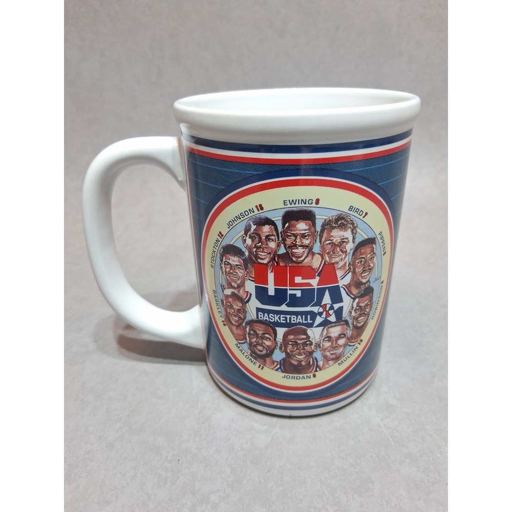 USA Basketball NBA Dream Team Vintage Sports Impressions Ceramic Coffee Mug 1992